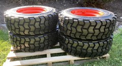 1 or 4-10-16.5 SKS-4 Lifemaster Style Skid Steer Tires/Rims for Bobcat-10X16.5