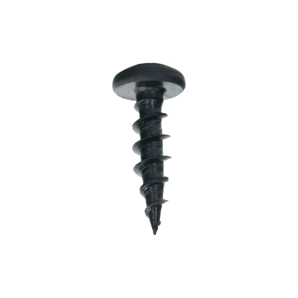 #10 x 3/4″ Deep / Coarse Thread Phillips Pan Head Screws Black Phosphate