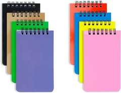 8 Pack Pocket 3*5, Yellow, purple, green, brown, black, pink, blue, red