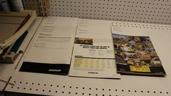 1990s CAT Heavy Equipment BROCHURE LOT compact equipment