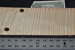 Maple Raw Wood Veneer Sheet 6 x 24 inches 1/42nd 7717-40