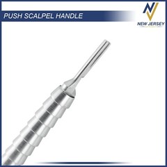 Push Scalpel Handle No 3 Easy Eject Dentist Dental Safe Push Blade Remover