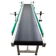118×15.7in PVC Belt Conveyor Adjustable Speed 120W for Packaging Production Line