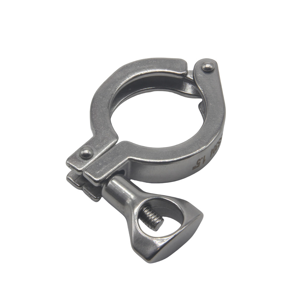 1.5″ Sanitary Tri Clamp, Stainless Steel 304, Single Pin Heavy Duty