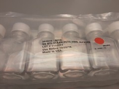 382019-0060 Sterile Square Media Bottle Size 60ml Lot of (12)