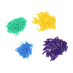 Dental Disposable Wedges Plastic for Dental Fillings Tooth Gap Wedges 4 Colors