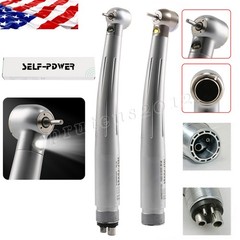 Dental LED Standard 3 Water Spray 2/4 Holes High Speed Push Button Handpiece