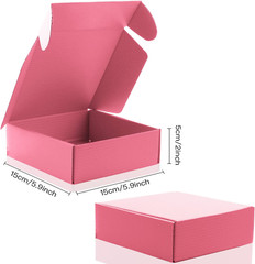 Cardboard Boxes Shipping Boxes,15 Pack Recyclable Corrugated Cardboard Box Small