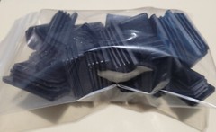 20 Count – RER-1×2-10-14 Rectangular Caplug Tubing/Pipe Plastic Cover