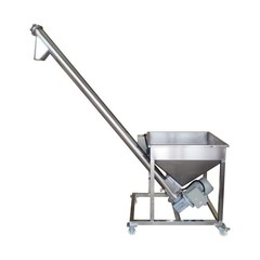220V 60HZ Screw Type Automatic Feeding Machine 1.7M Height Material Conveyor