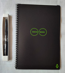 RocketBook Reusable Spiral Notebook Core Black Open Box 6″x9″