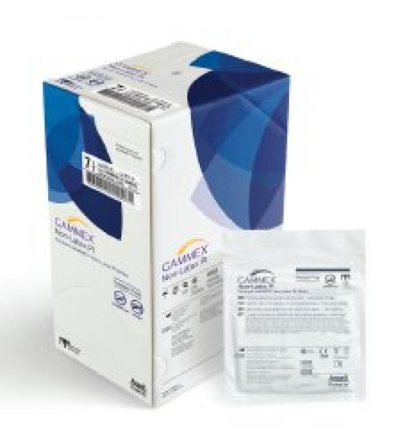 Ansell GAMMEX Non-Latex PI Polyisoprene Surgical Glove Sterile Size 6.5 White 50