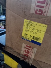Square D LC36400 400 Amp 3 Pole 600 VAC Type LC I-Line Breaker (Please READ)
