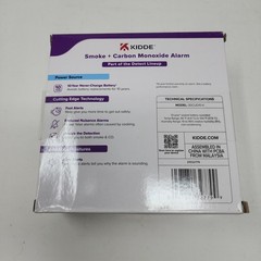 New Kidde Detect 30CUD10-V Smoke + Carbon Monoxide Alarm – 10Yr Battery Voice