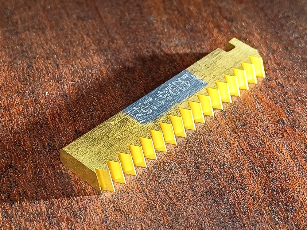 Advent Thread Mill ATM-410A115NPTF Carbide Insert 11.5 Pitch Neutral Rake NPTF