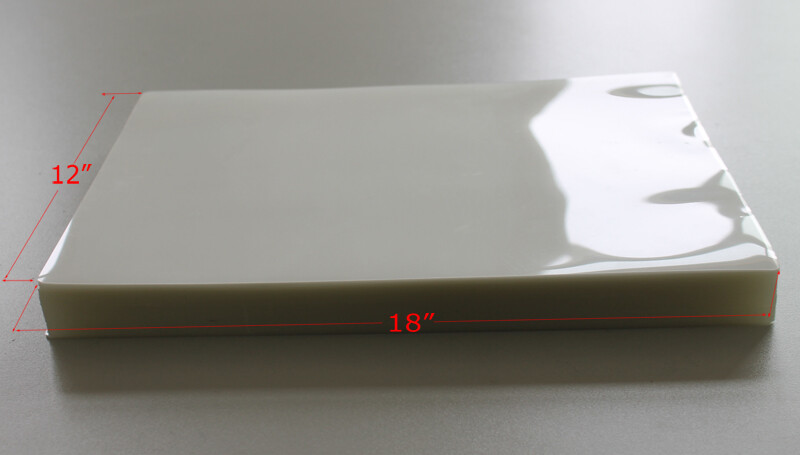 5Mil 12×18″ Large Size Clear Thermal Hot Laminating Pouch Film Laminator *100pcs