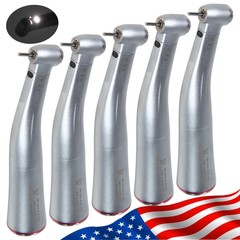 5X 1:5 Dental Electric Fiber Optic LED Contra Angle Handpiece Fit Sirona NSK NEW
