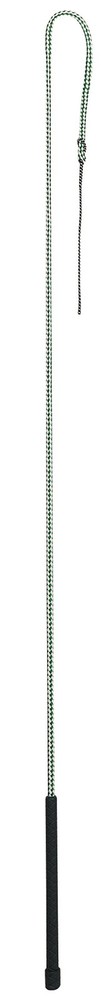 Weaver Leather Livestock Whip with Rubber Handle, Green/White, 50″
