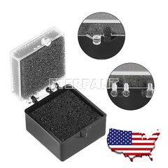1000pcs Dental Lab Crown/Veneer/Bridge Boxes- 1”-Clear Top with Sponge Fillers