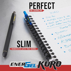 Energel Kuro Shades of the Ocean, Retractable Liquid Gel Pen, Assorted Ink Color