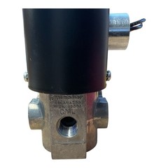 Humphrey 250-4E1 NC/NC Pneumatic Solenoid Valve 120VAC 30-125 PSI 1/4” NPT