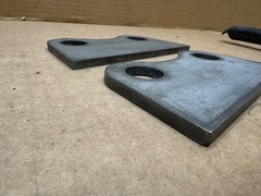 Mini Excavator Bucket Ears Universal AGT CFG 25mm 1″ Chinese 1 Ton PAIR 1/4″