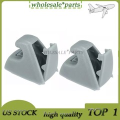 1Pair Fits For 2007-2014 Chevrolet Tahoe Gray Sunvisor Shade Support Clip US