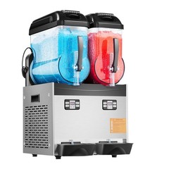 Uimoso Dual 12L Tank Frozen Beverage Machine for Slushies and Smoothies