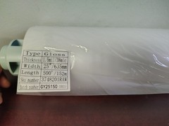 Single Roll GBC EZload Film 3748201RAW 25″ x 500ft 1.5 Mil Gloss – NEW No Box