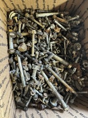 metric bolts 50+ Pounds !! Of Mostly Metric Bolts Full Medium Flat Rate Box — B