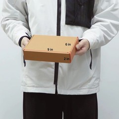 50 Pack Brown Corrugated Shipping Boxes 9x6x2 Inches