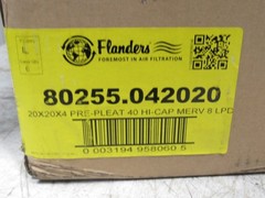 Flanders 80255.042020 20″x20″x4″ MERV 8 LPC Hi Cap Pre-Pleat Air Filter Lot/12