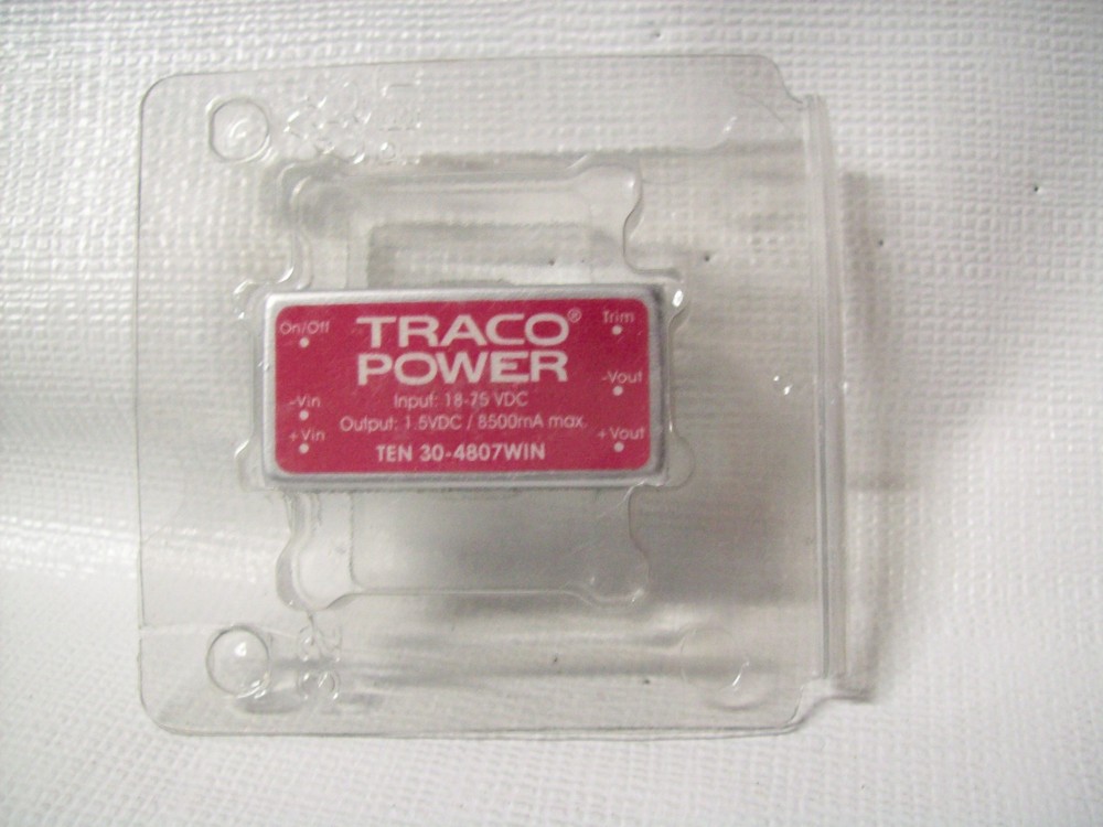 Traco Power Converter 18-75VDC 1.5VDC/8500mA max TEN 30-4807WIN