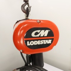 CM Lodestar Model F 1/2Ton 1000LB Electric Chain Hoist 20’Lift 16FPM 230/460 3Ph