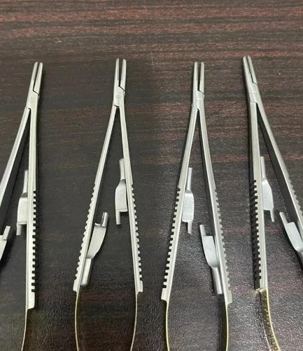 Lot of 4 HU FRIEDY Castroviejo straight Needle Holder 7″ 18cm-NH5024