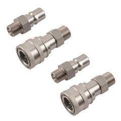 Hydraulic Quick Coupler Set for AGT Chinese Mini Excavators M14-M16 w/ Valve