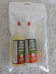 FORTIVO Golf Club Epoxy Fast-Cure Repair Glue A &B 2 FL oz Kit