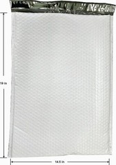 15 ct #7 Extra Large Poly Bubble Mailers 14.5×19 Inch Bubble Lined Cushioned …