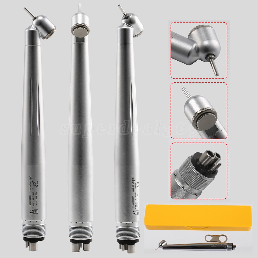 Dental 45 Degree Surgical High Speed Handpiece 4-holes 45° Angle Dental Hanpiece