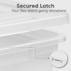 Compact File Storage Solution with 20 Pounds Capacity for Home and Office