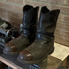Red Wing Shoes 4436 Brown Leather EH Work Boots Met Guard Safety Toe Men’s 13 EE