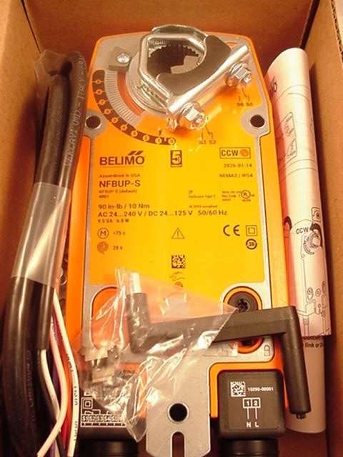 Belimo NFBUP-S Actuator Ships the Same Day of the Purchase USPS Priority Mail
