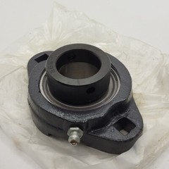 Set 4 x SALF205-16 G H4 Standard Duty Eccentric Locking 2 Bolt Flange Bearing