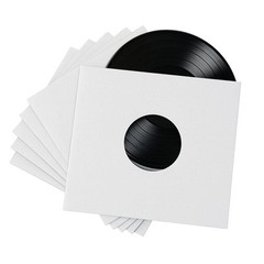 200 – Pack White Paper Vinyl Record Inner Sleeves 12-Inch LP Album