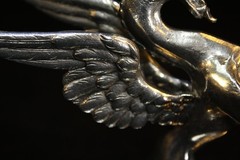 S8999 19th Century – Styled Pewter Griffon Business Card Holder. Italy.