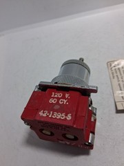 CUTLER HAMMER 10250T5981 ILLUMINATED SELECTOR SWITCH OPERATOR 120V 2 POS MAIN