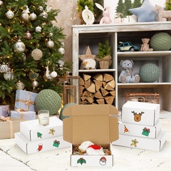 30 Pack Small Shipping Boxes Assorted Sizes, 6X4X3, 7X5X2, 9X6X2-10 PCS Each Sma