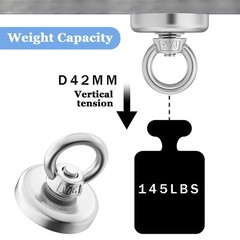 Super Strong Neodymium Fishing Magnets Heavy Duty imanes Magnet with Countersunk