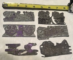 For Share-all-eboy Vintage Letterpress Printers Block Car Automobile