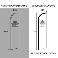 Sale Windless Swooper Flag Sale Flag RD/YW